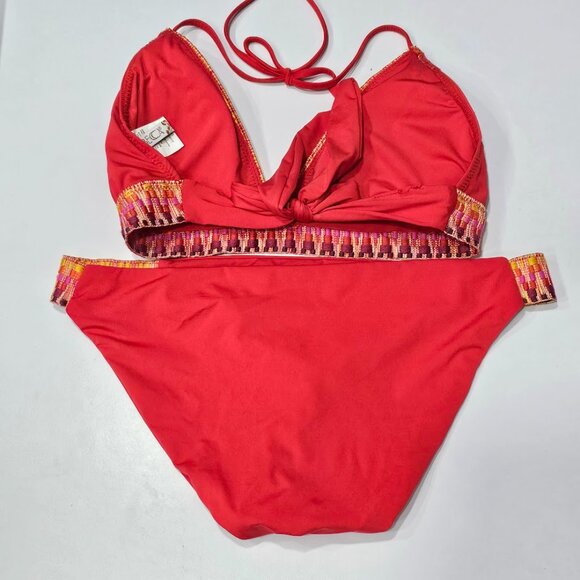 Becca Avery Halter Top and Fiesta Bottom Bikini Set - Picture 6 of 12